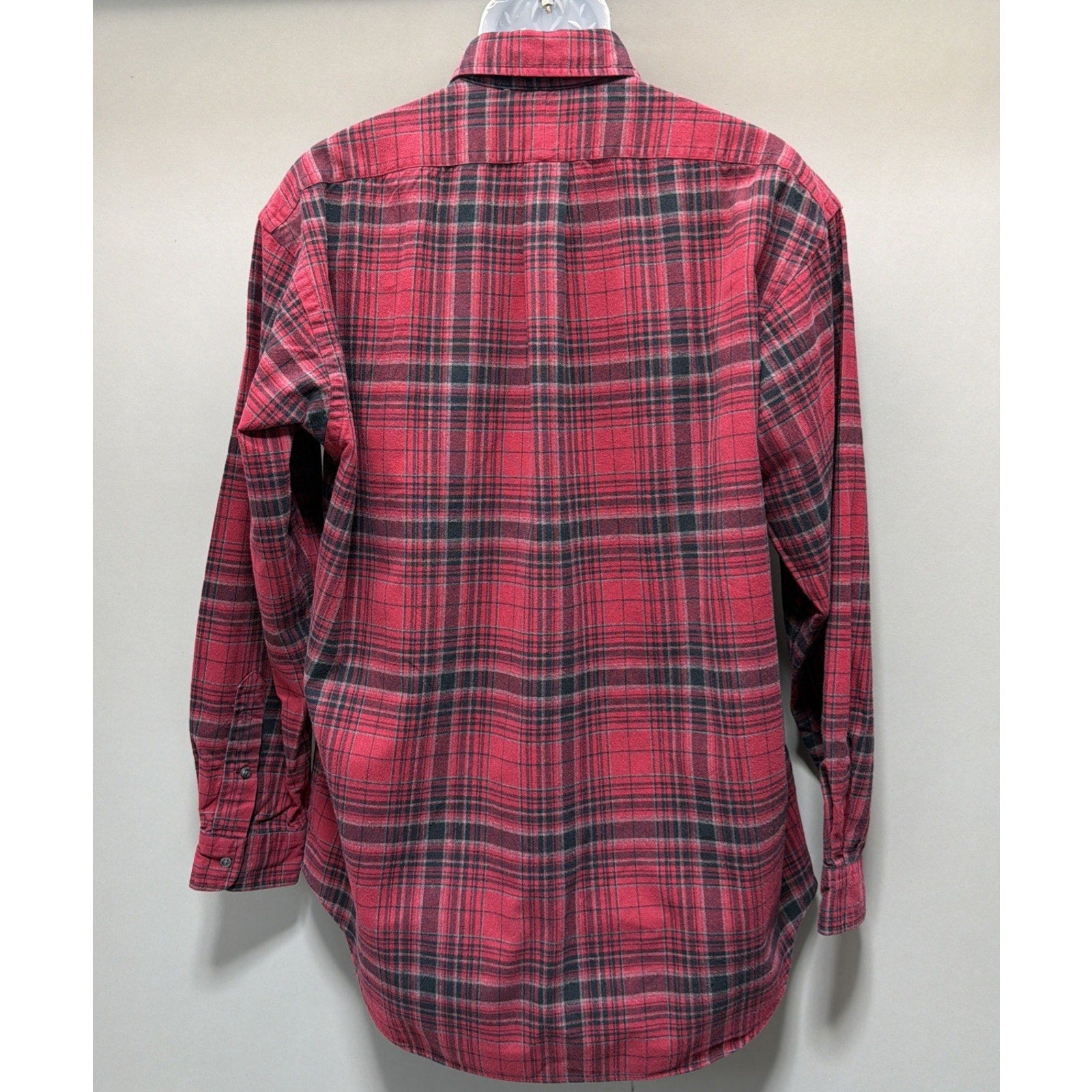 Vtg Ralph Lauren Shirt Mens Sz M Blake Plaid Long Sleeve Flannel Button Down