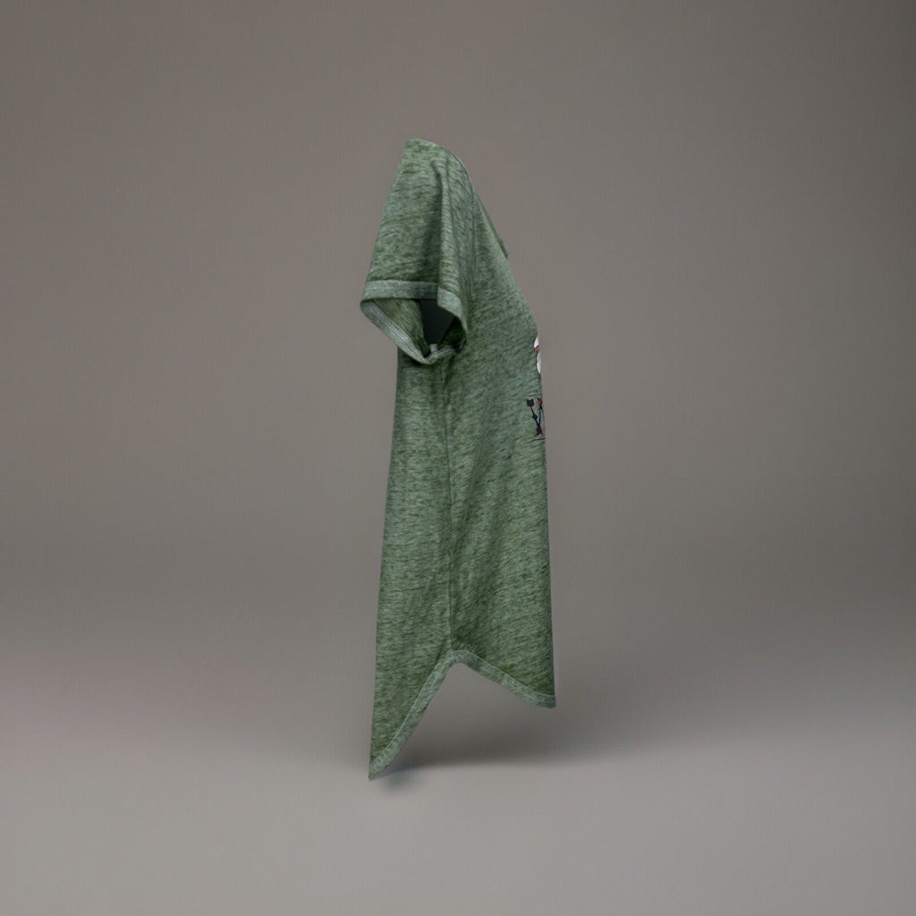 Sable Sky Women's Pullover Wild & Free T-Shirt Short Sleeve Round Neck Size S