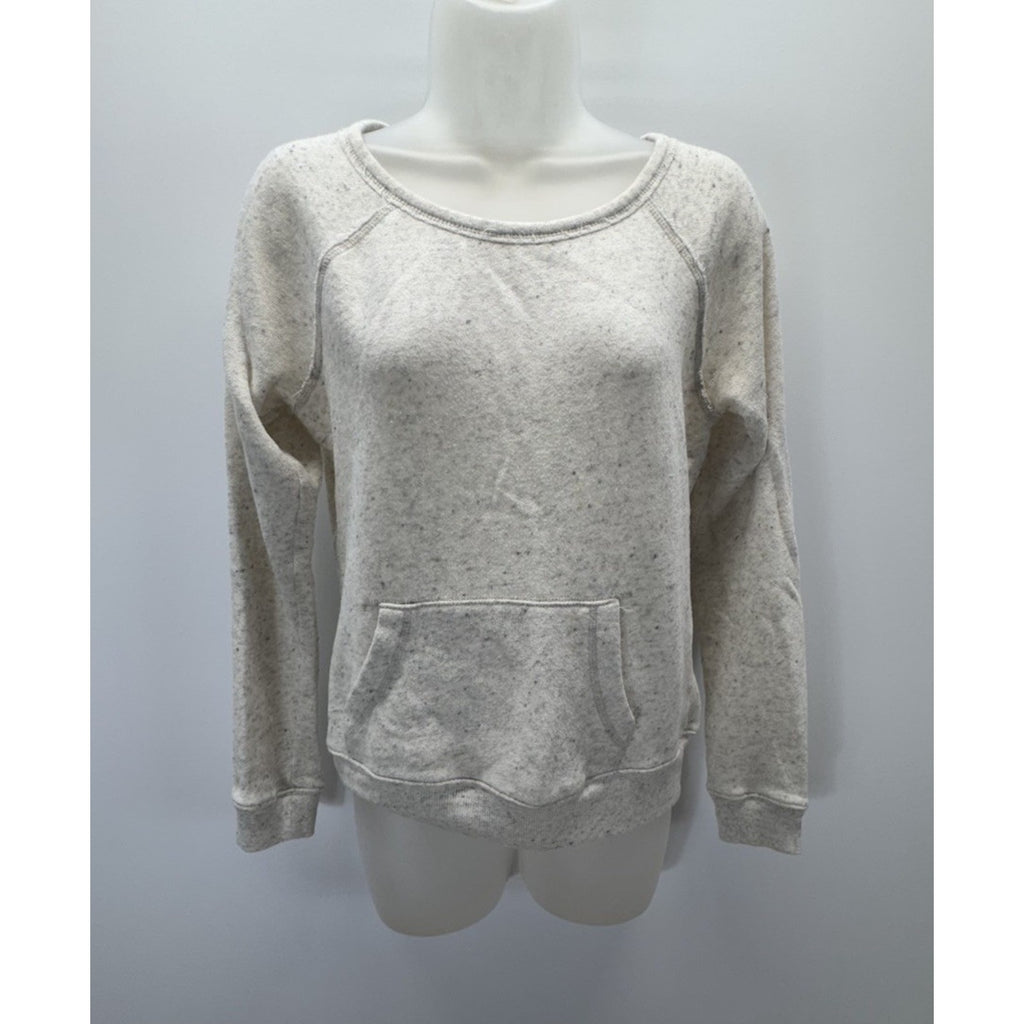 Mossimo Supply Athletic Fit Heather Gray Medium Long Sleeve Crew Neck Pocket