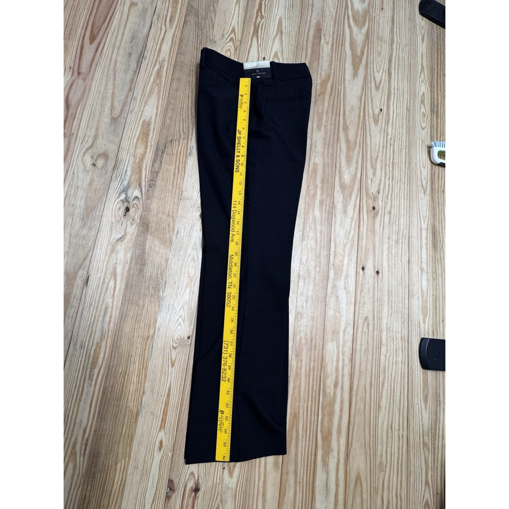 Worthington Woman Perfect Trouser Black 4S Business Career Relaxed New NWT