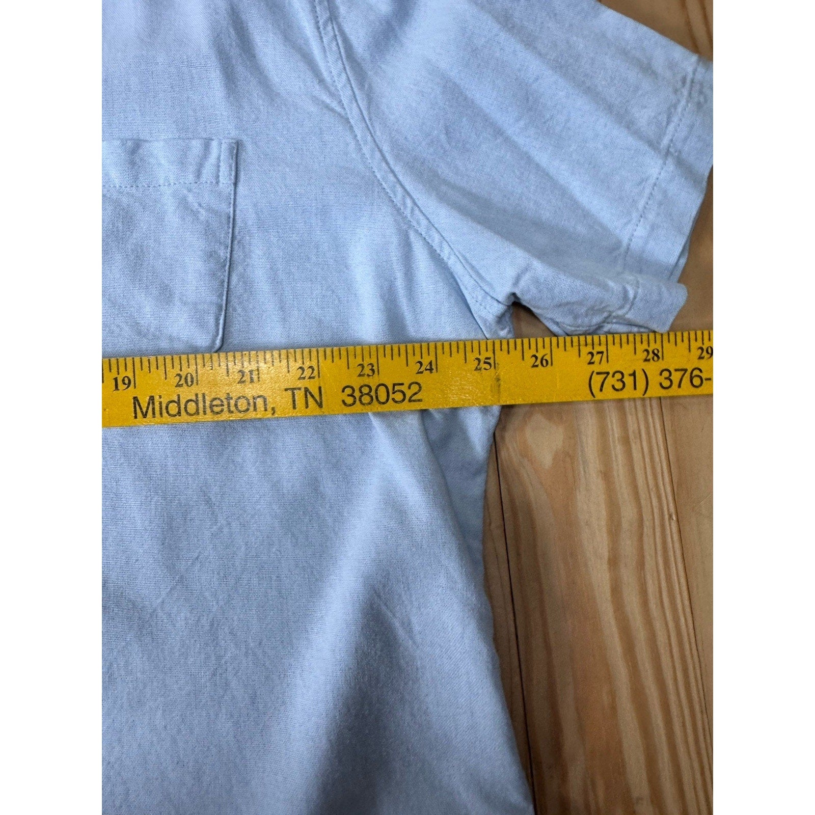COOFANDY MEN'S BLUE SIZE XL CASUAL SHORT SLEEVE LINEN BLEND BEACH SHIRT