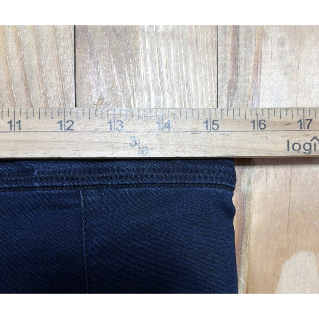 Free People Jeans Women's 30 Dark Blue Stretch Denim Pull On High Rise Skinny