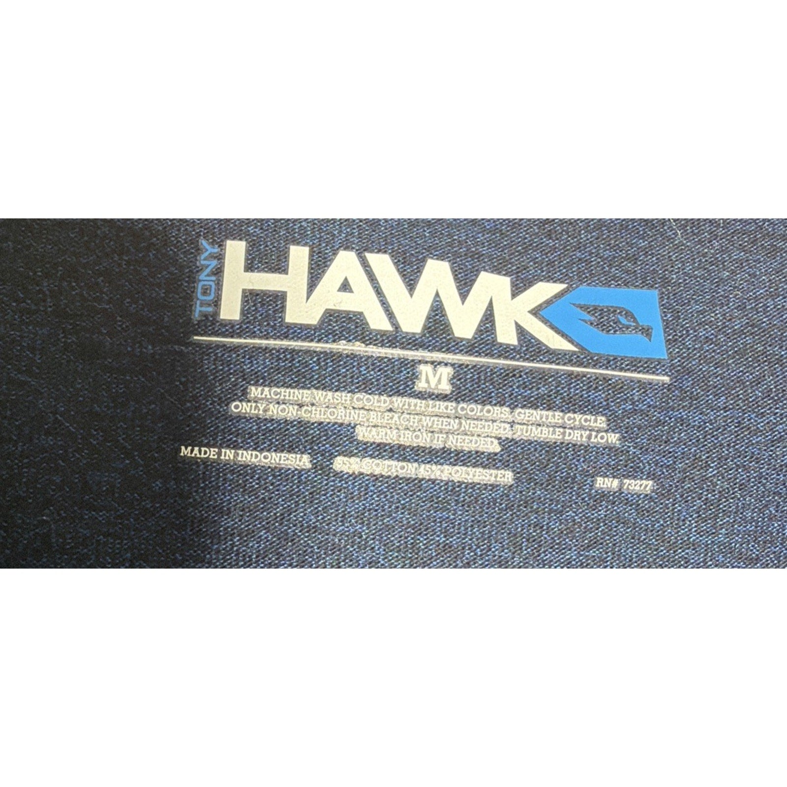 Tony Hawk Performance Wicking Henley T Shirt Size Medium GRN-210-20 Skate Grunge