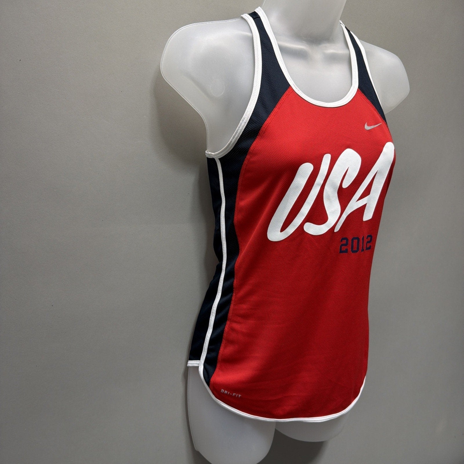 USA OLYMPICS 2012 Tank Top Women’s XS NIKE DRI FIT Track & Field Uniform RARE
