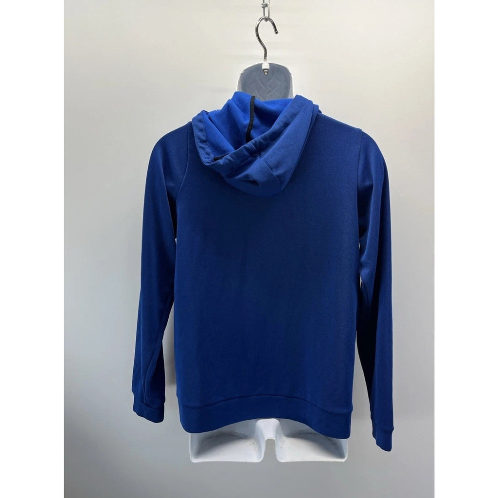 Nike Hoodie Mens Small Blue Pullover Fleece Swoosh