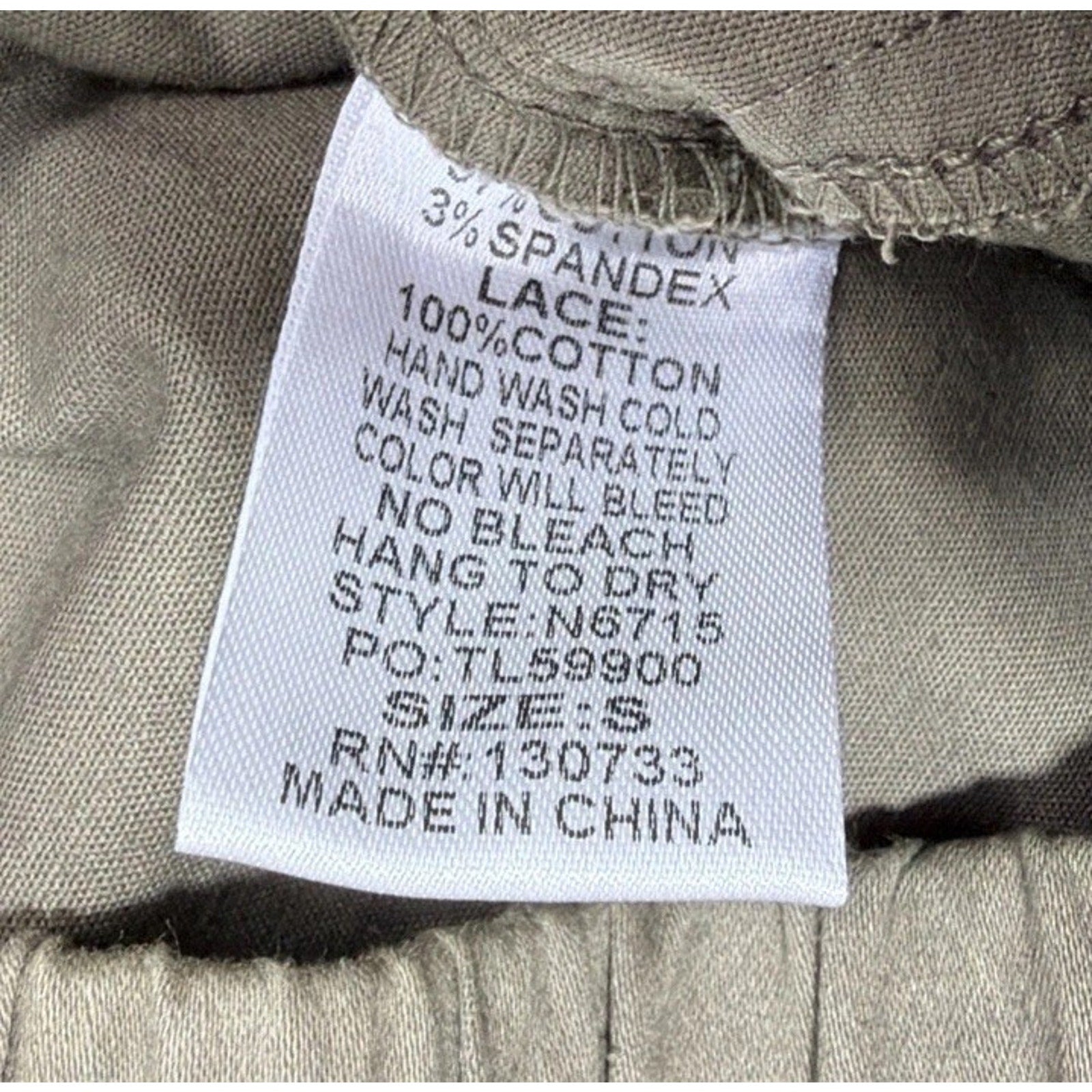 Umgee Denim Green Raw Edge Flair Pants Size Small