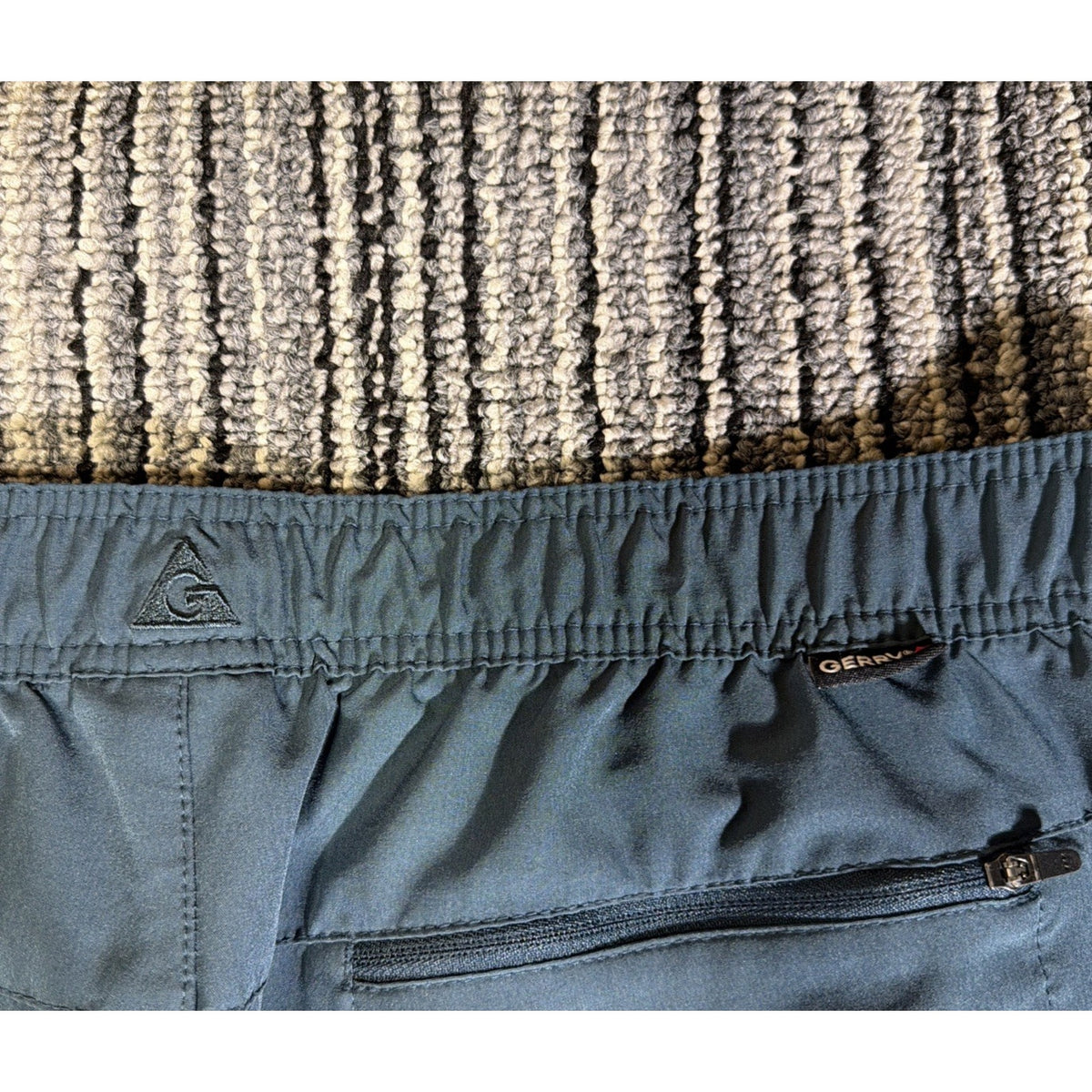 Men’s Gerry 4 Way Stretch Pull-On Trail Shorts Blue Size XL
