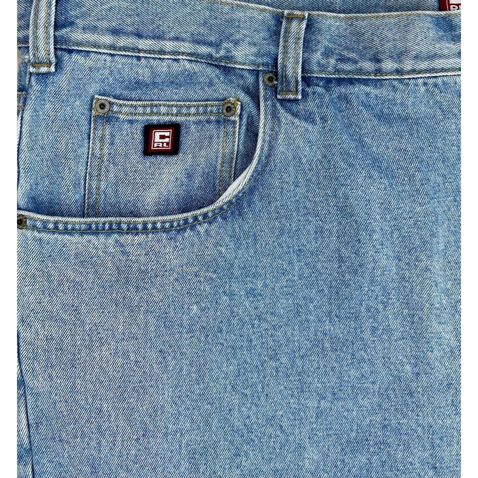 Chaps Ralph Lauren Jeans Mens 52x30 Blue Stone 99 Straight Leg 90s. 100% Cotton