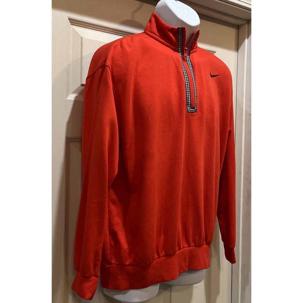 Nike Red Men’s XS Sweatshirt DD5031-673 Sports Athletic Patterned Houndstooth