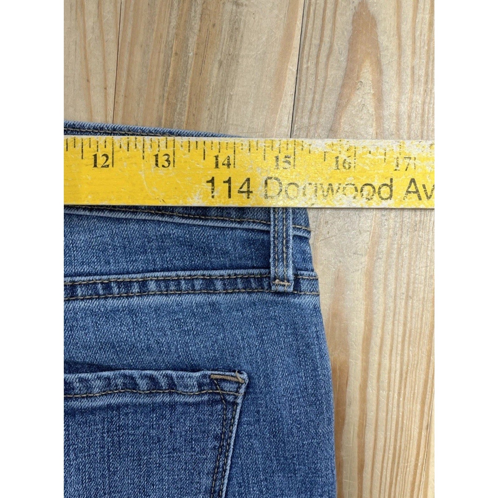 Old Navy Original Mid Rise Skinny Jeans Women's Size 6 R Blue Medium Wash 30x30
