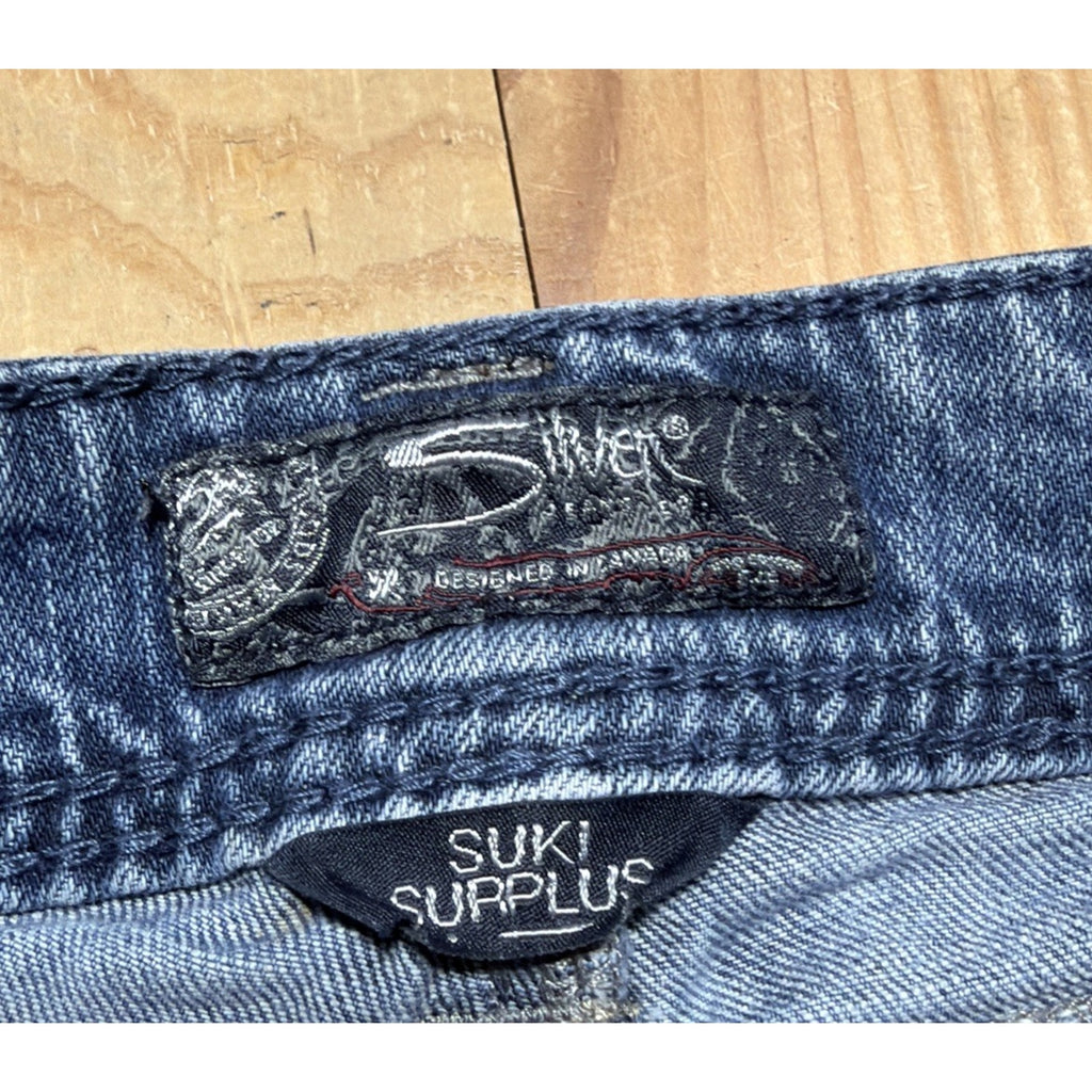Silver Jeans Suki Surplus women’s stretch blue denim Bootcut jeans size 32x31