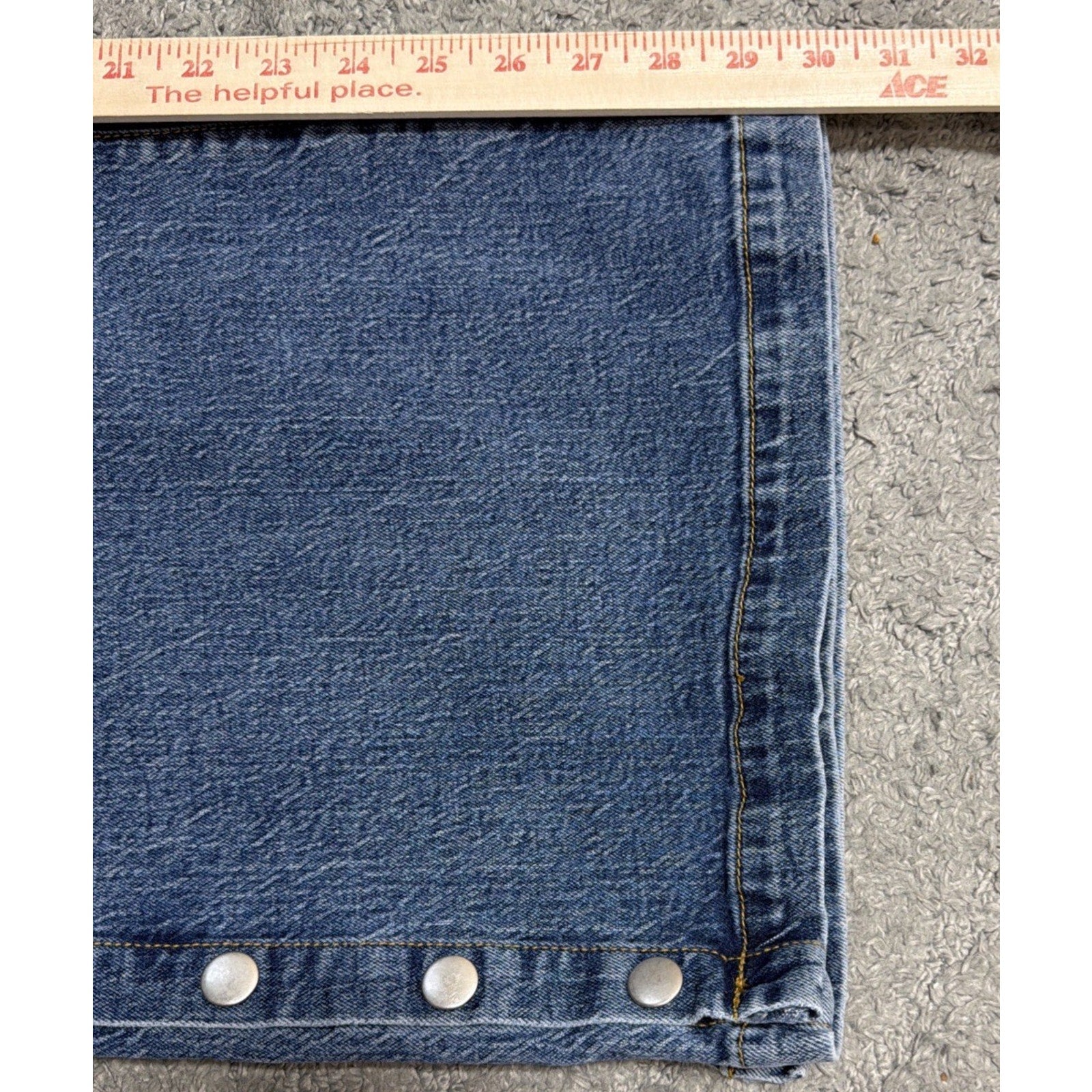 Anthropologie Pilcro Women's Plus Size 18 High Rise Wide Leg Blue Jeans Stretch