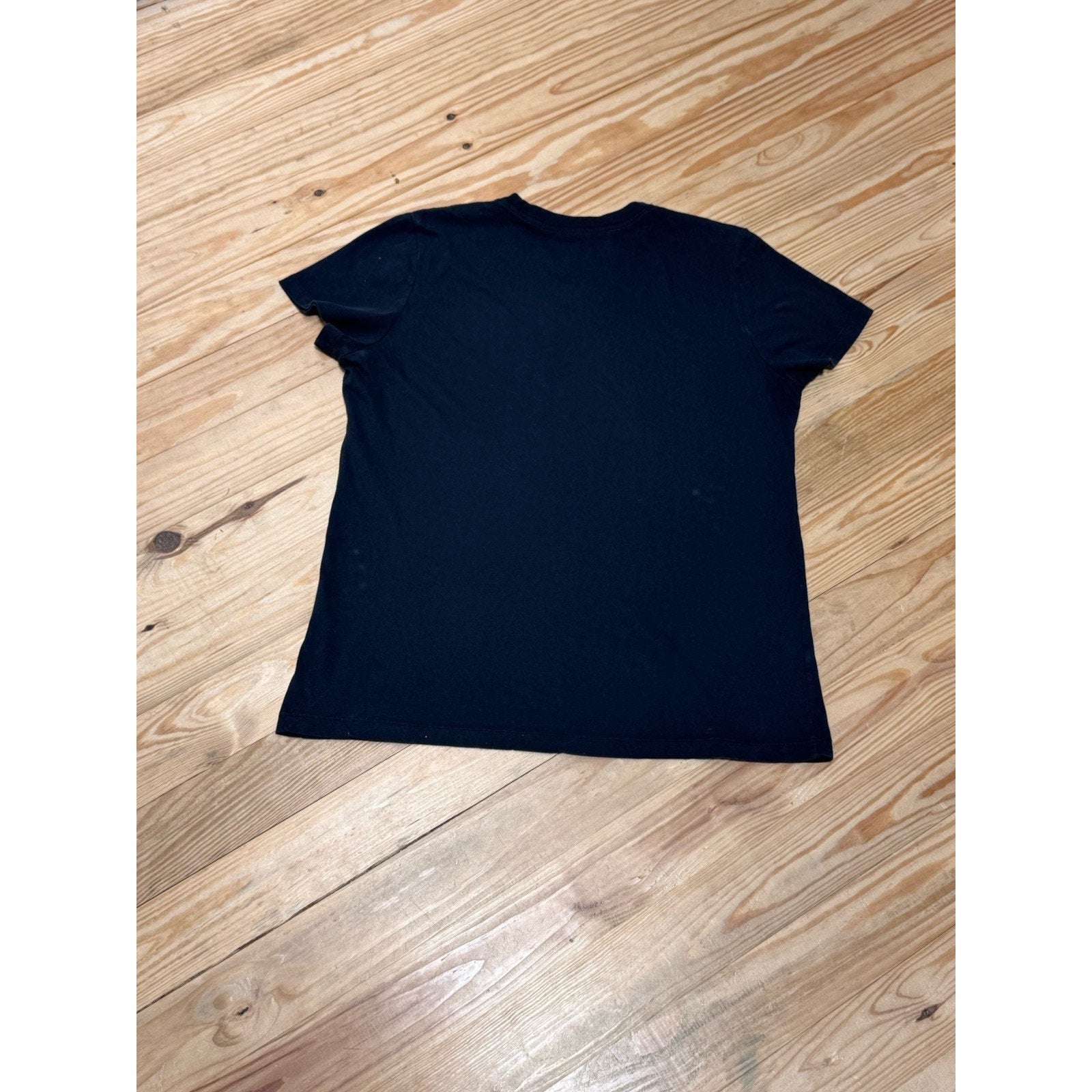 Nike Just Do It Black Cotton T-shirt Logo Youth Size Large