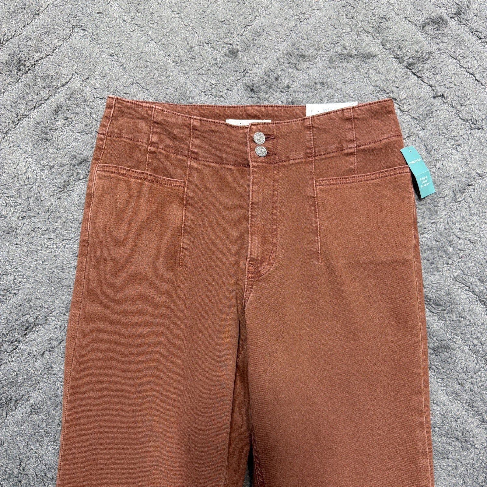 M JEANS BY MAURICES SCULPTRESS HIGH RISE FLARE JEANS SUPER STRETCH 12L 30x33 NWT