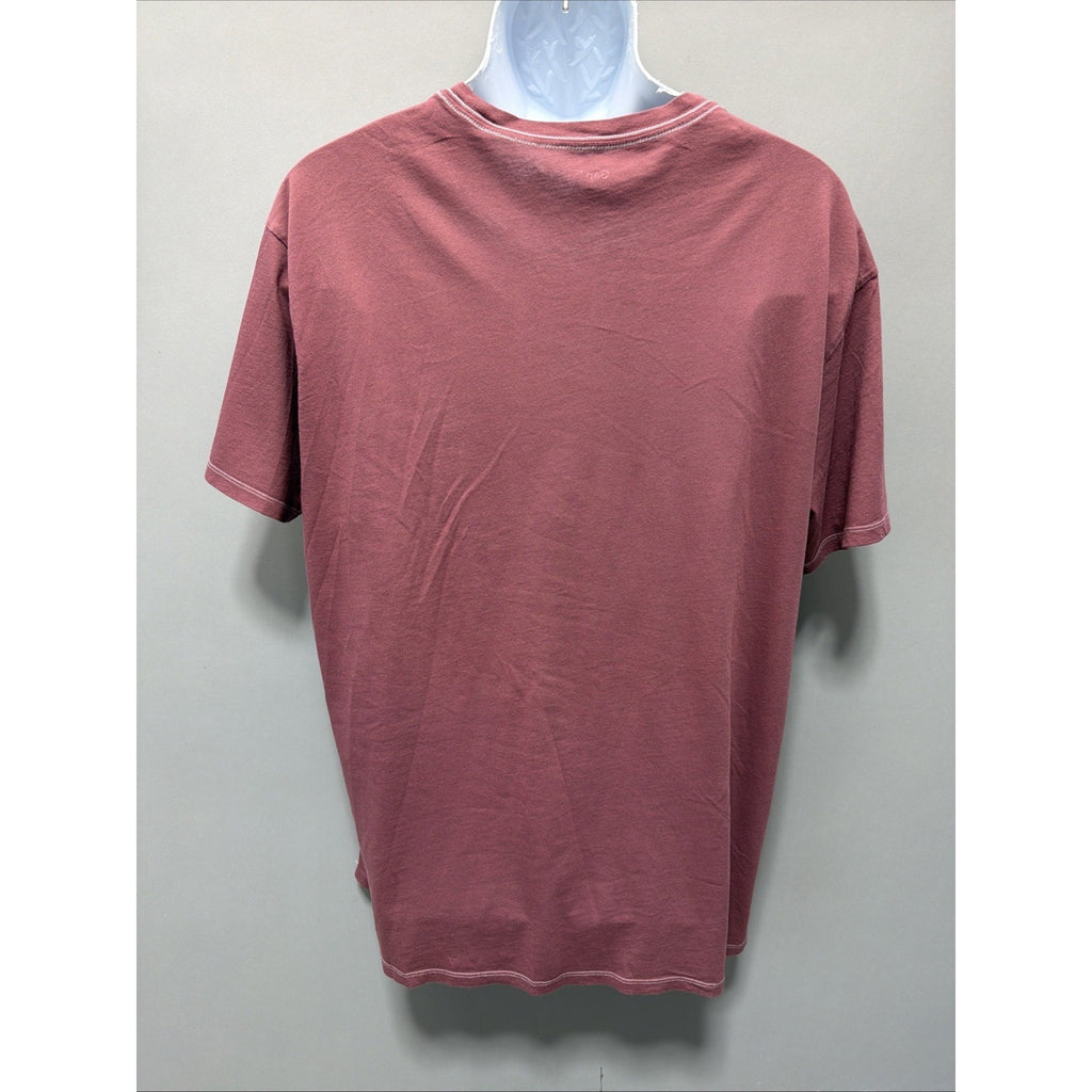 Gap 2010 Men's Comfortable Fit Classic Crew Neck Washed Pocket T-Shirt XL