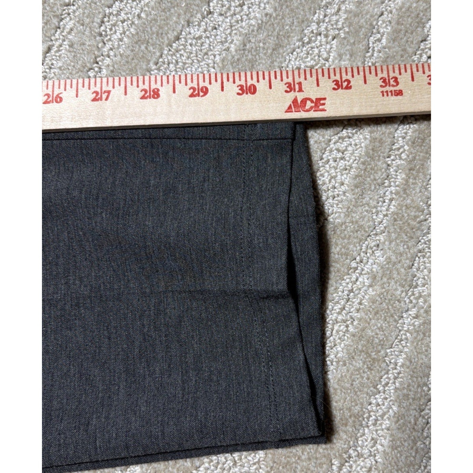 Hart Schaffner Marx Dress Pants Mens 38x32 Stretch Viscose Nylon Blend