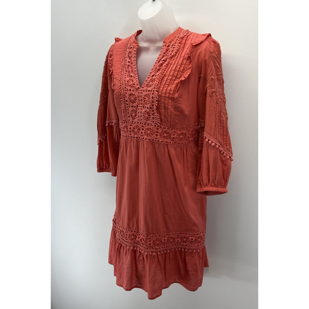 *Anthropologie Josephine Embroidered Dress by Akemi + Kin Women's Small