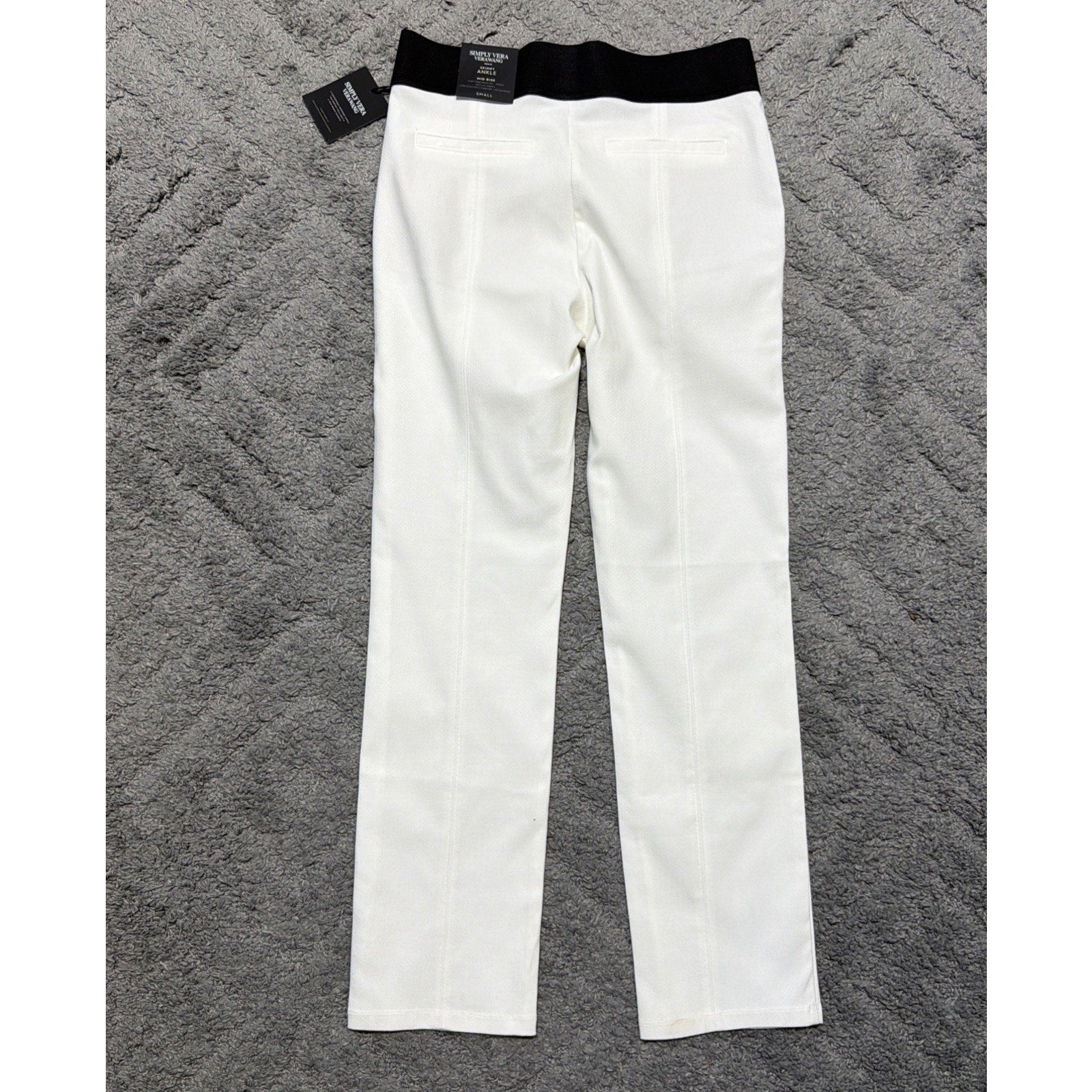 New Simply Vera Wang The Polished Twill Dress Pants For Work To Weekend S Mid R