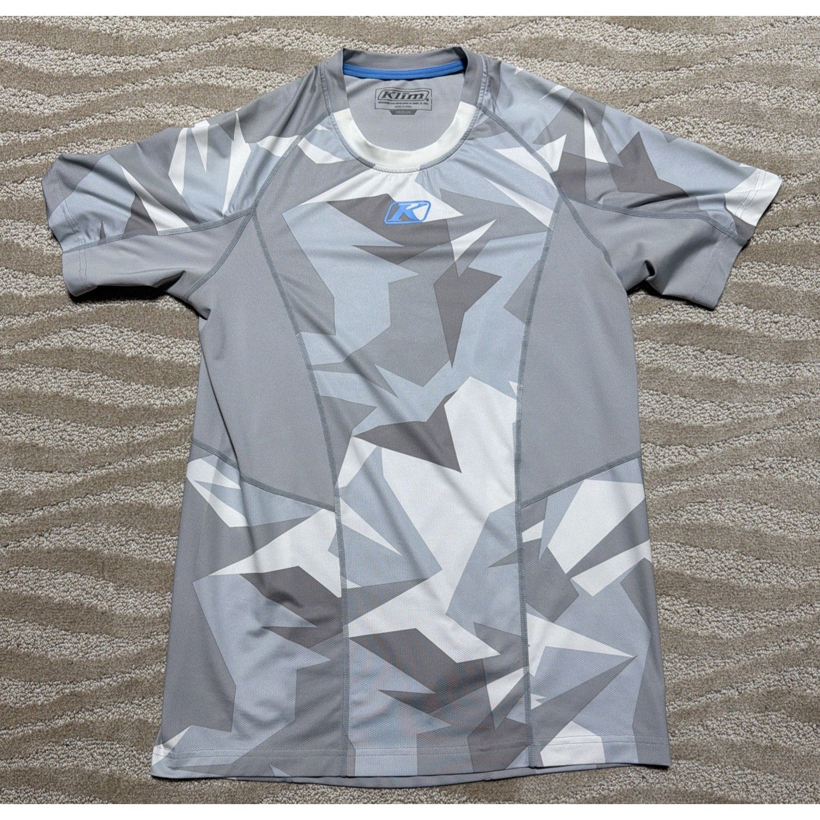 KLIM Men's Aggressor -1.0 Short Sleeve Shirt Cooling Material Size Medium