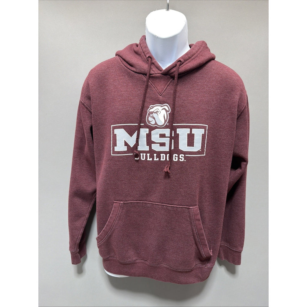 Mississippi State Bulldogs Rivalry Threads Red Fleece Hoodie Men’s Size Medium