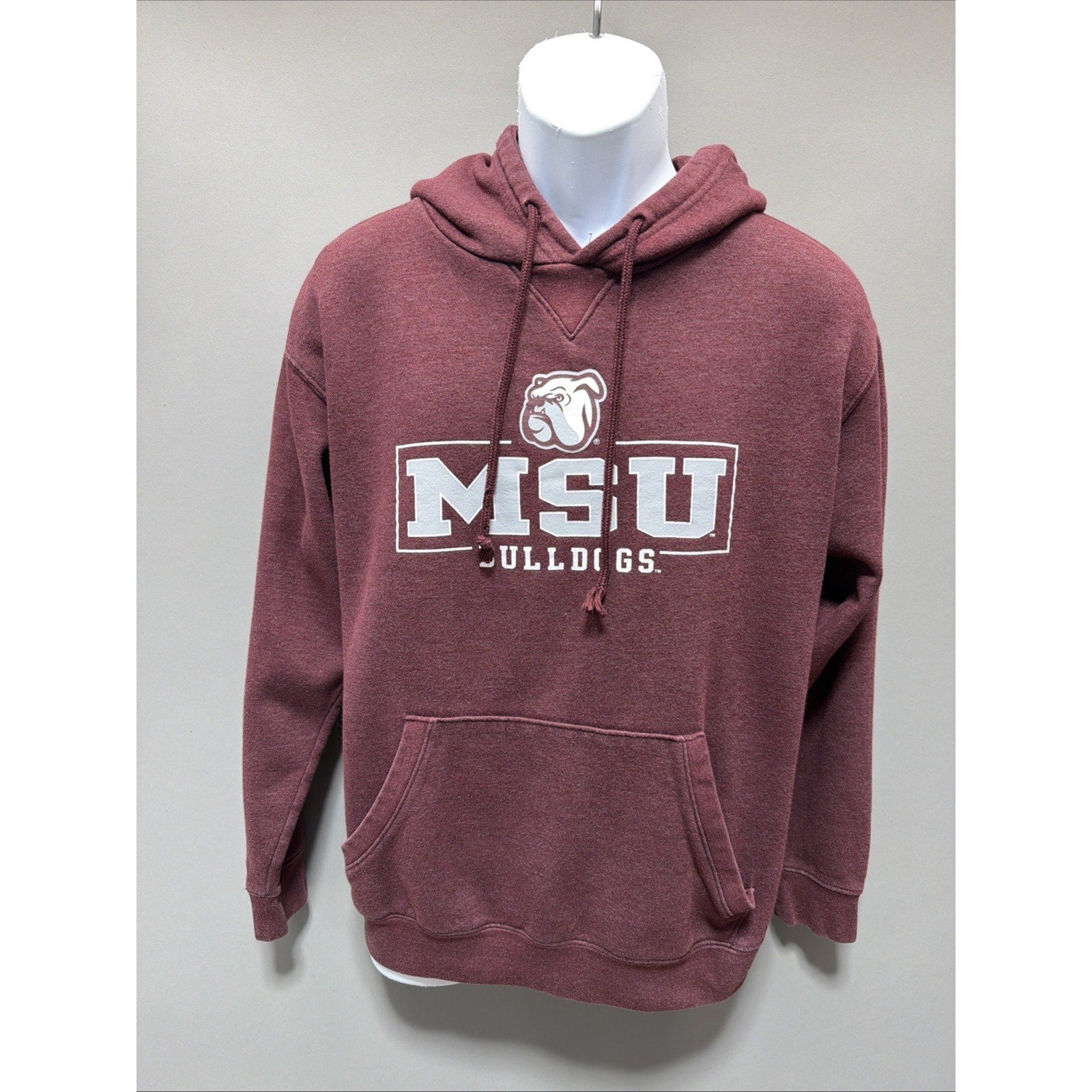 Mississippi State Bulldogs Rivalry Threads Red Fleece Hoodie Men’s Size Medium