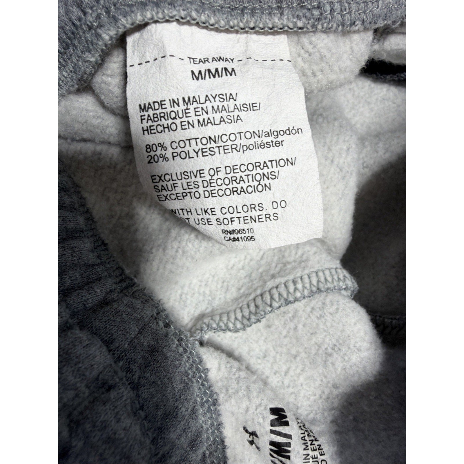 Ole Miss Rebels Team Fleece Joggers Medium Gray Soccer Under Armour Excellent