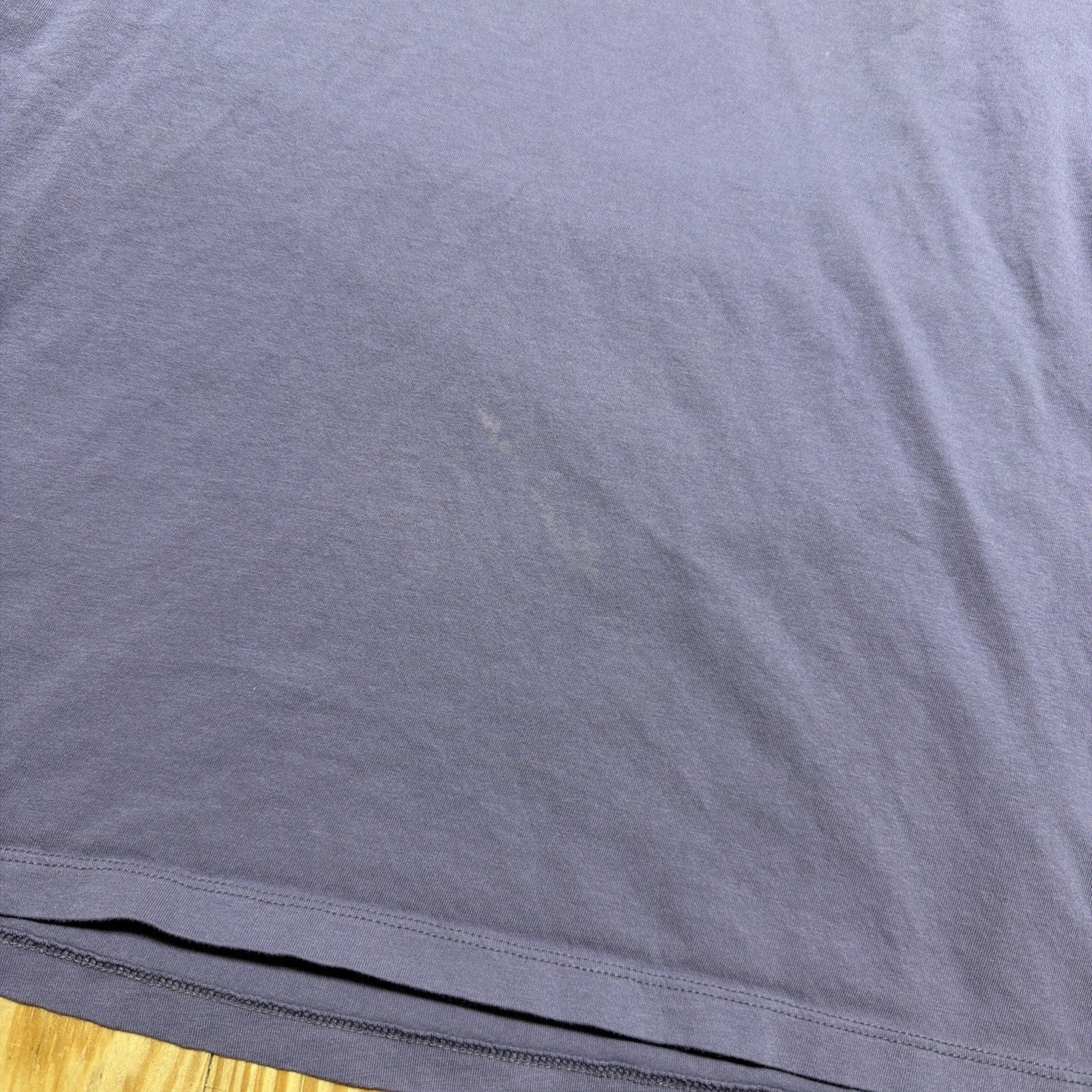 The North Face Womens Purple Long Sleeve Graphic T-Shirt Logo Gradient Large