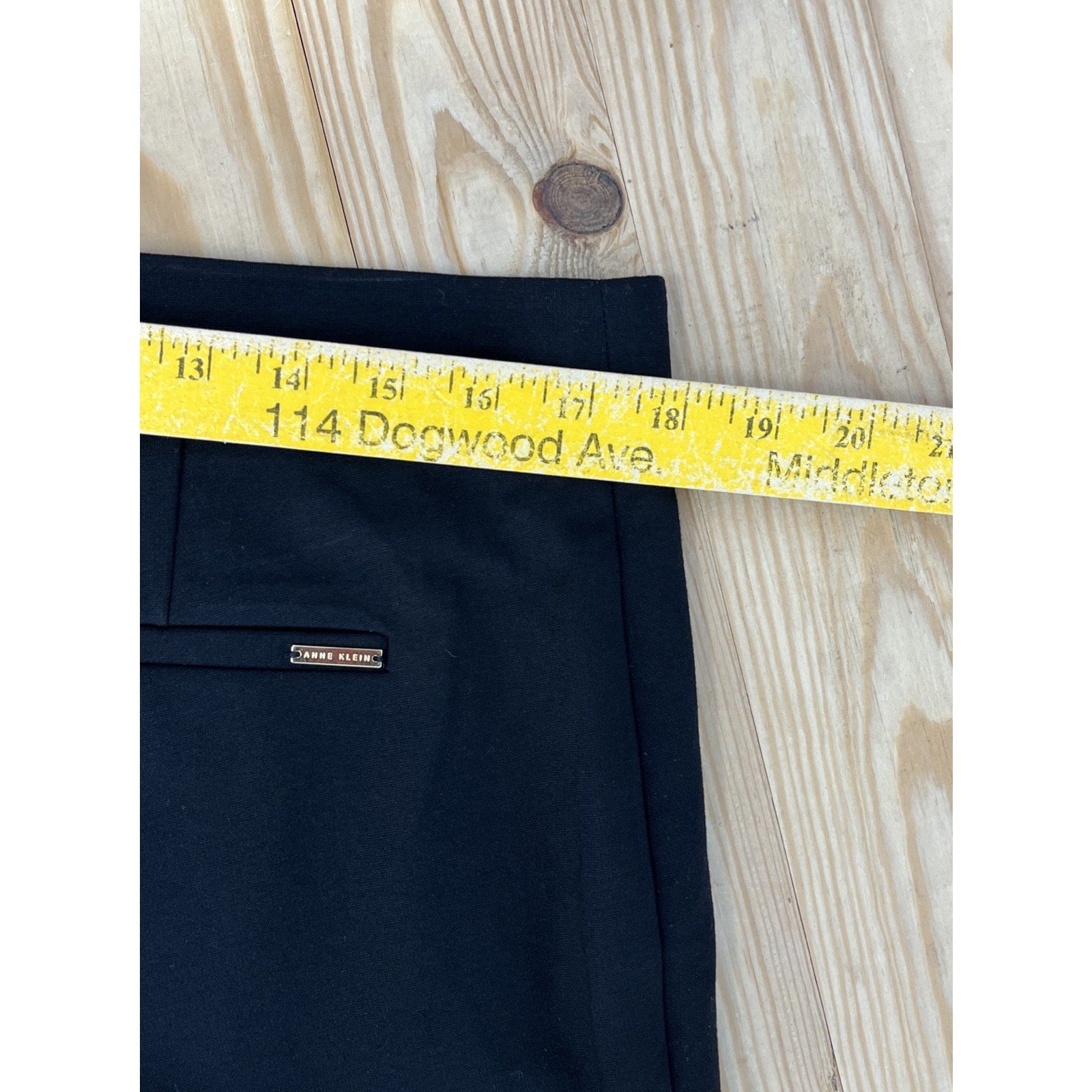 Anne Klein Straight Leg Black Dress Pants Sz 1X NWT