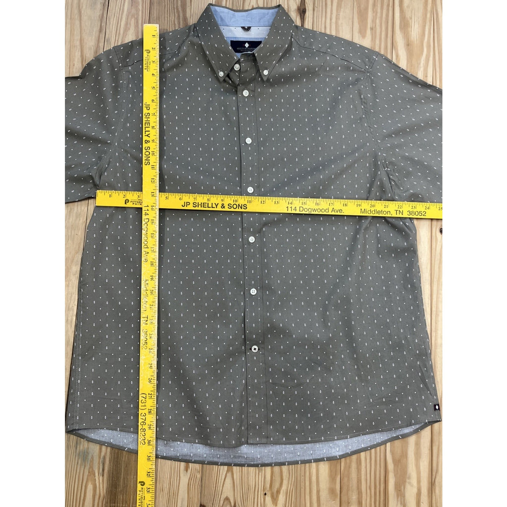 Argyleculture By Russel Simmons Short Sleeve Button Up Shirt