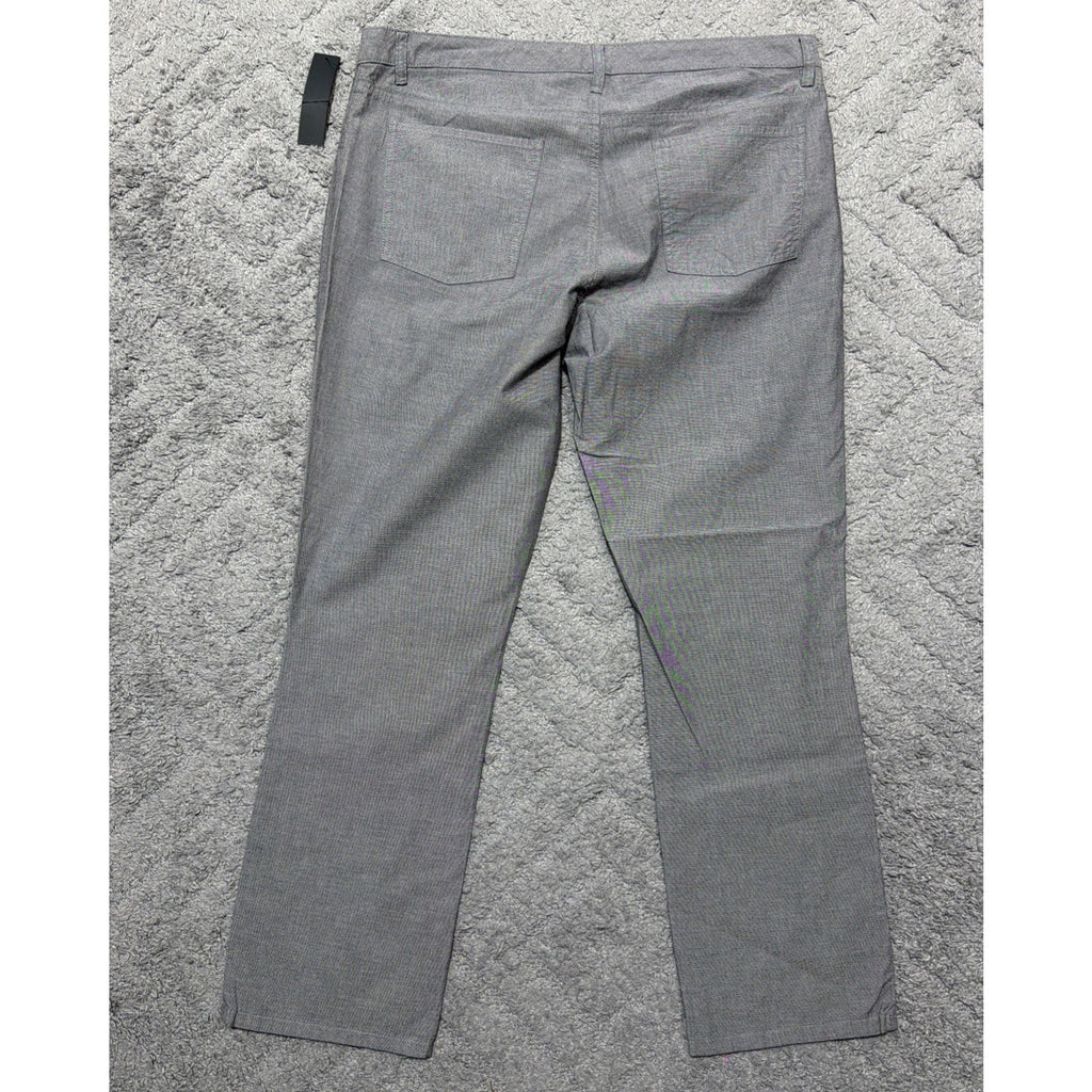 NWT Kenneth Cole Men's Pant Size 36x30 Gray Cotton Trouser