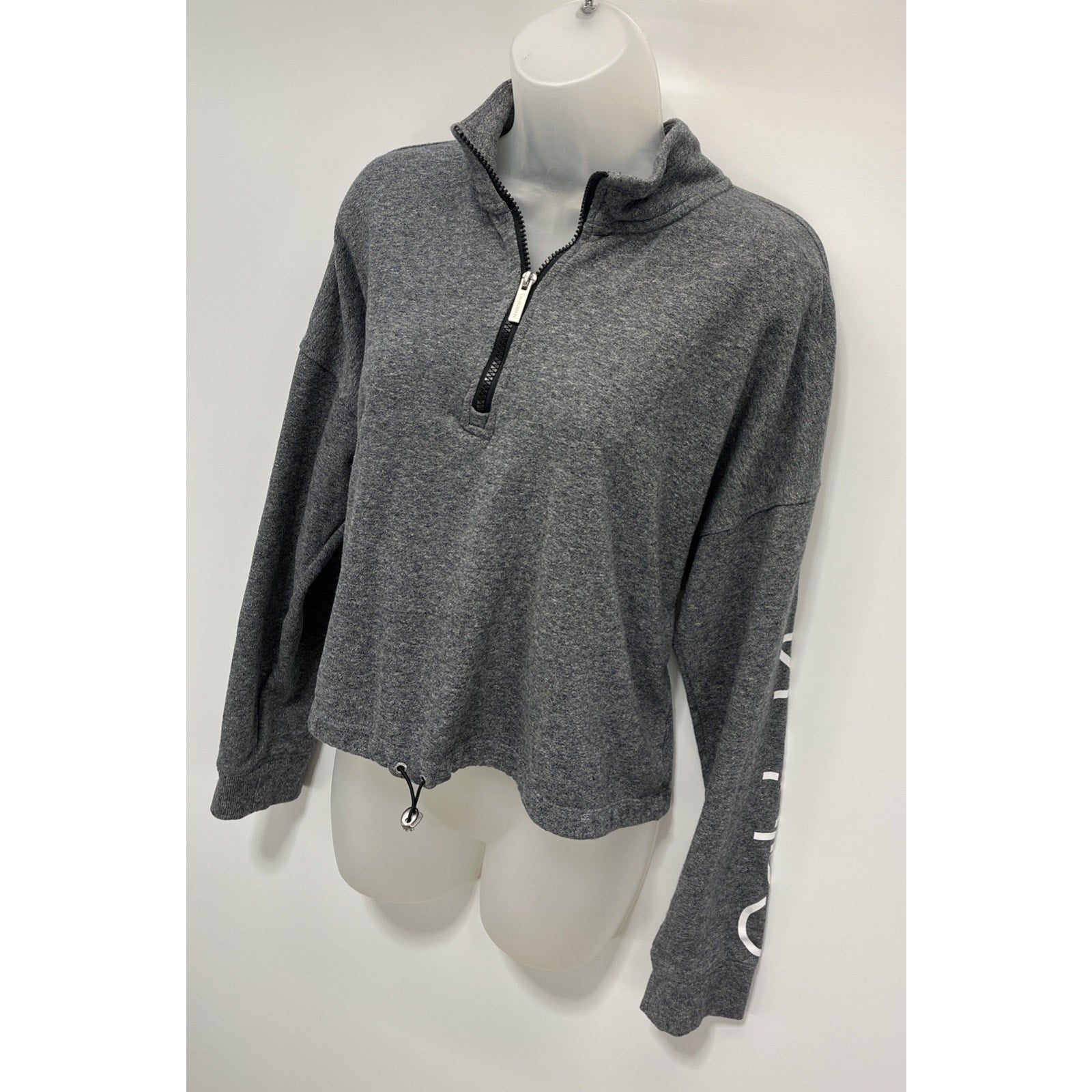 Calvin Klein Women's Gray Sweater Adjustable Waist String size XL