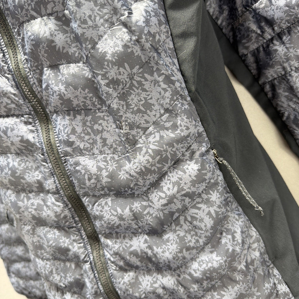 Columbia South Valley Hybrid Light Insulated Jacket Puffer Women’s M Grey Black