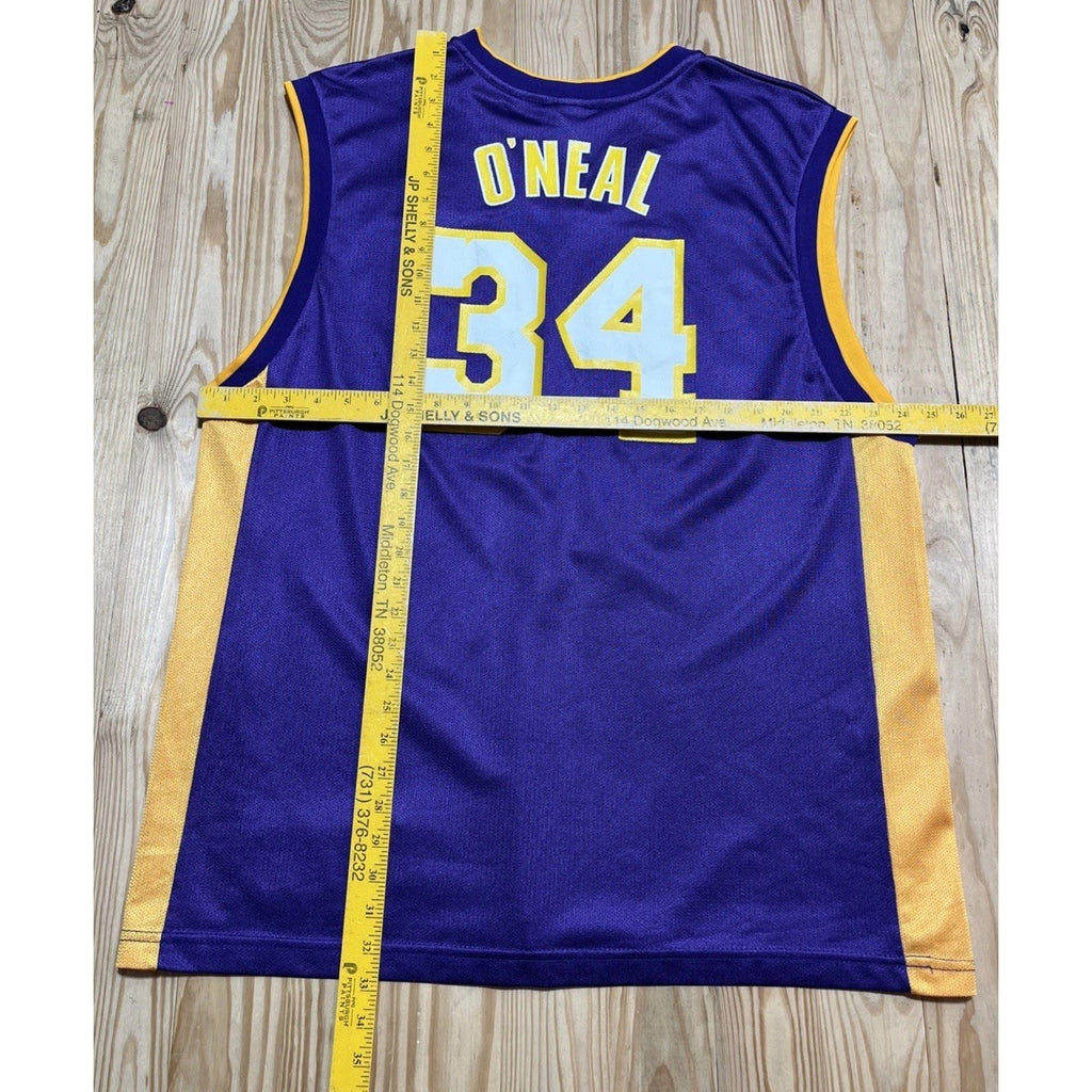 Vtg Reebok Shaquille O’Neal 34 Los Angeles Lakers Jersey Size XL EUC