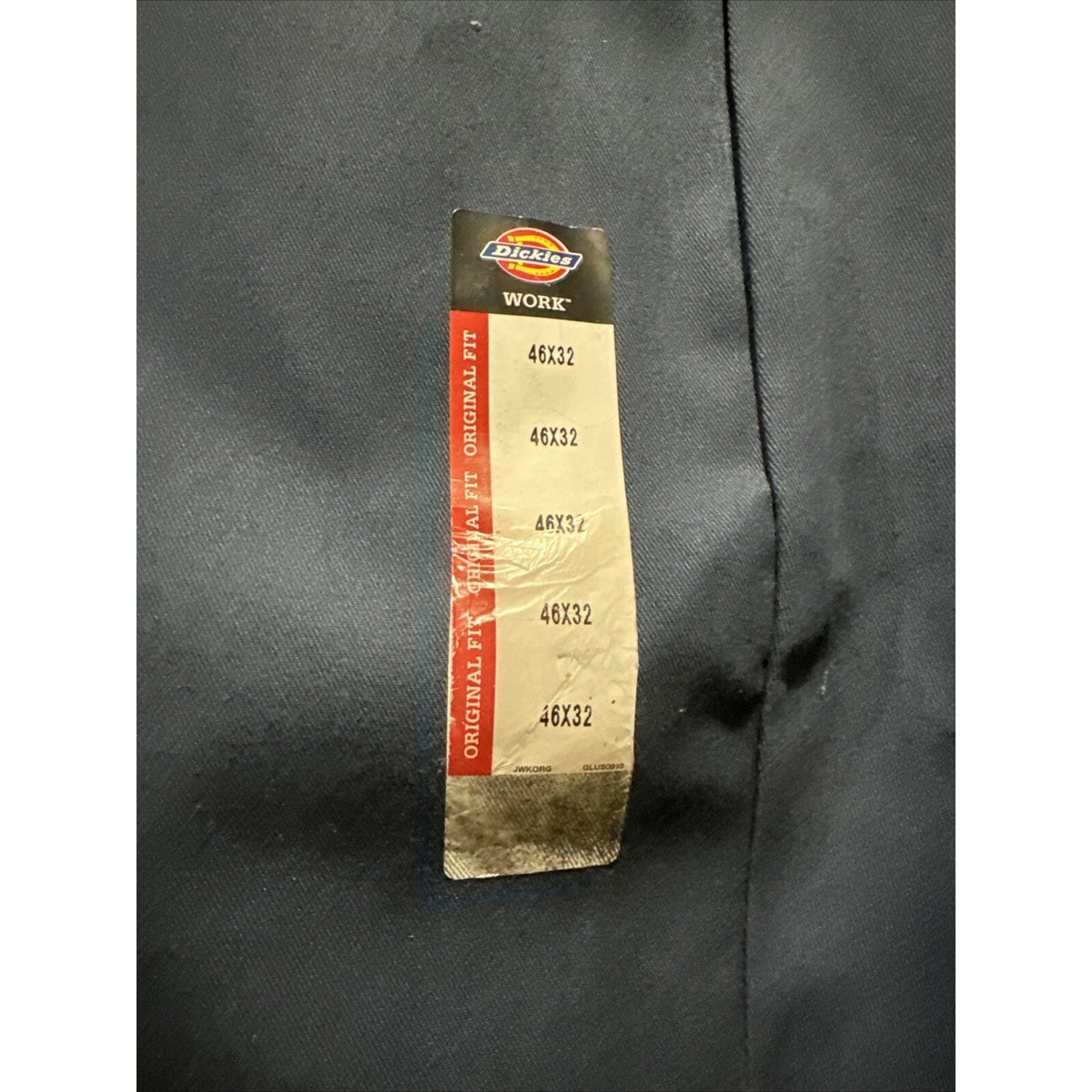 Dickies New 874 Plain Front 46 X 32 NWT Twill Work Navy Blue Pants