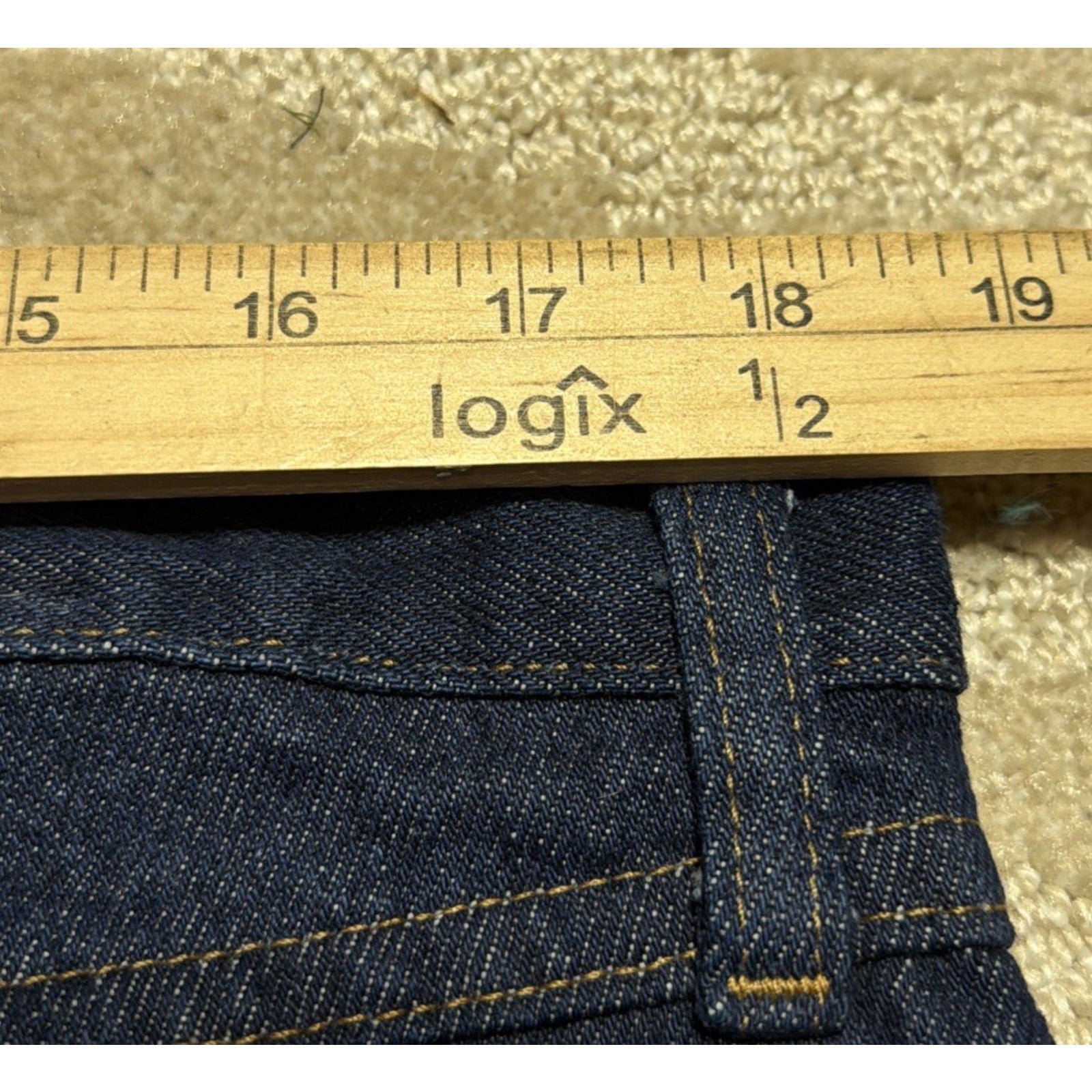 Wrangler Rustler Jeans 36x32 Regular Straight Leg Dark Blue Workwear Denim NWT
