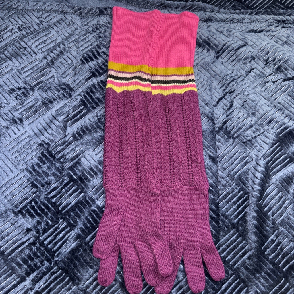 MISSONI for Target LONG Gloves PURPLE PASSION One size NWT
