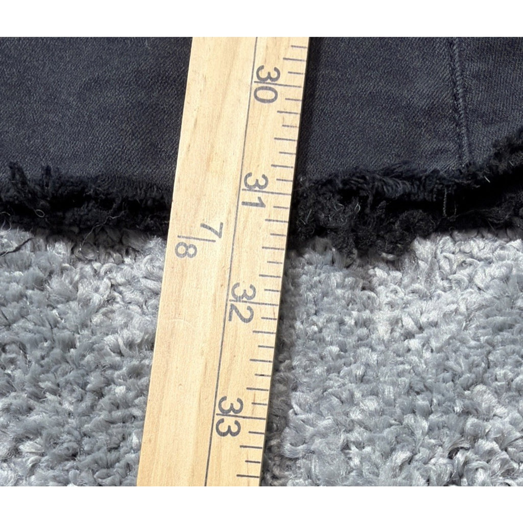 Blank Paige Black High Rise Jeans Bell Bottoms Flare M Boho Festival Stretchy