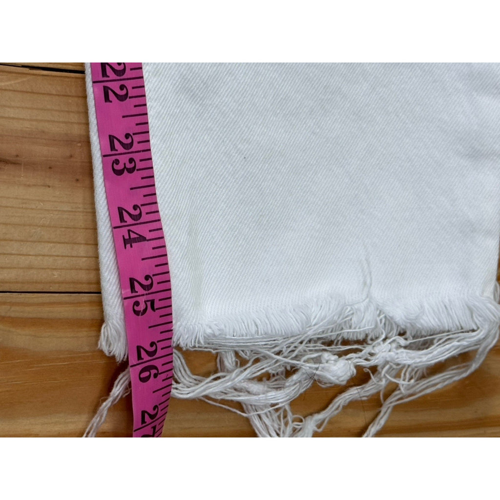 Lucky Brand Sienna Slim Boyfriend Jeans Size 2/26 White Distressed Zipper Fly