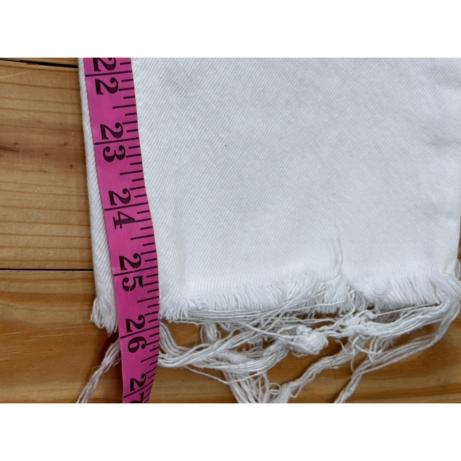 Lucky Brand Sienna Slim Boyfriend Jeans Size 2/26 White Distressed Zipper Fly