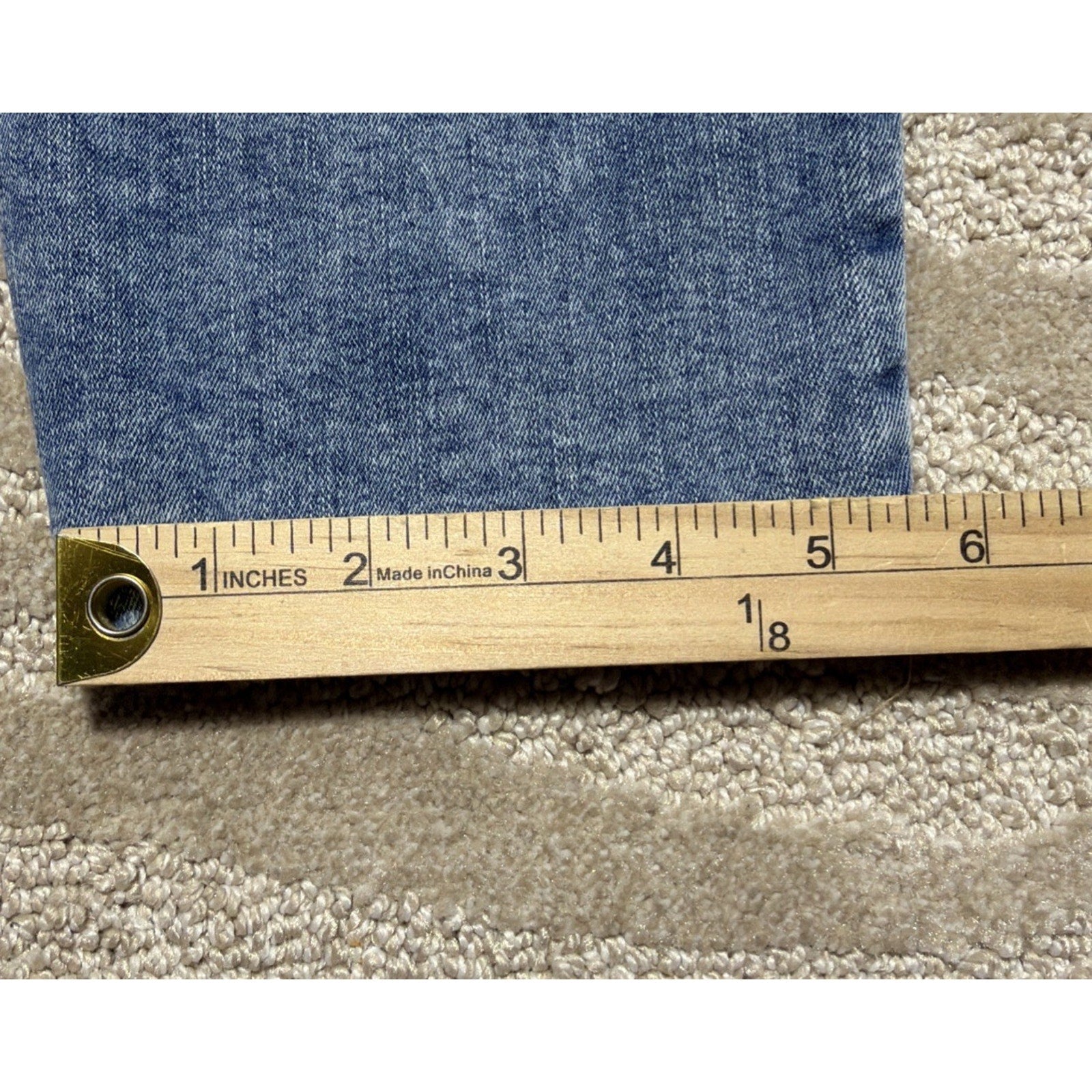 Lauren Conrad High Rise Jeans Skinny Ankle Size Button Fly Raw Hem