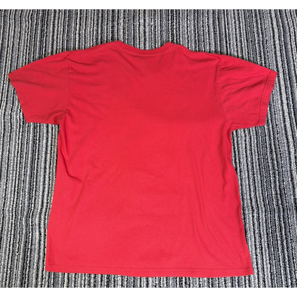 T-Shirt Large Santa “Filled with Holiday Beer” TeeStyled Christmas