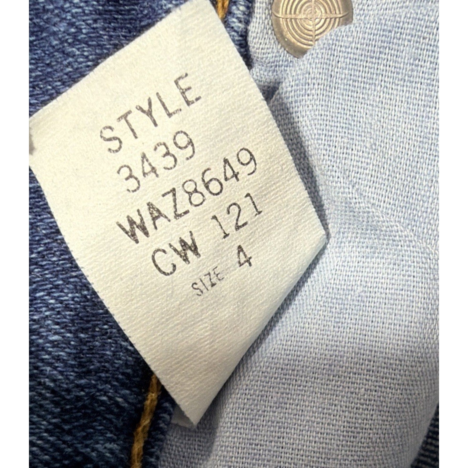 Vintage Code Bleu High Waist Mom Jeans Size 4 Made In USA