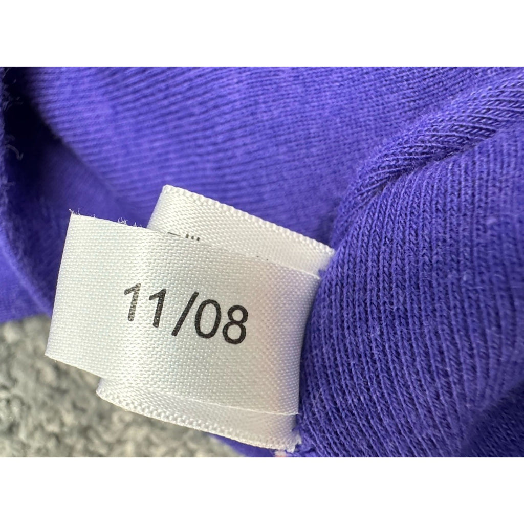 Express Purple Scoop Neck Crop Short Sleeve Pima Cotton Top Women’s Size XS