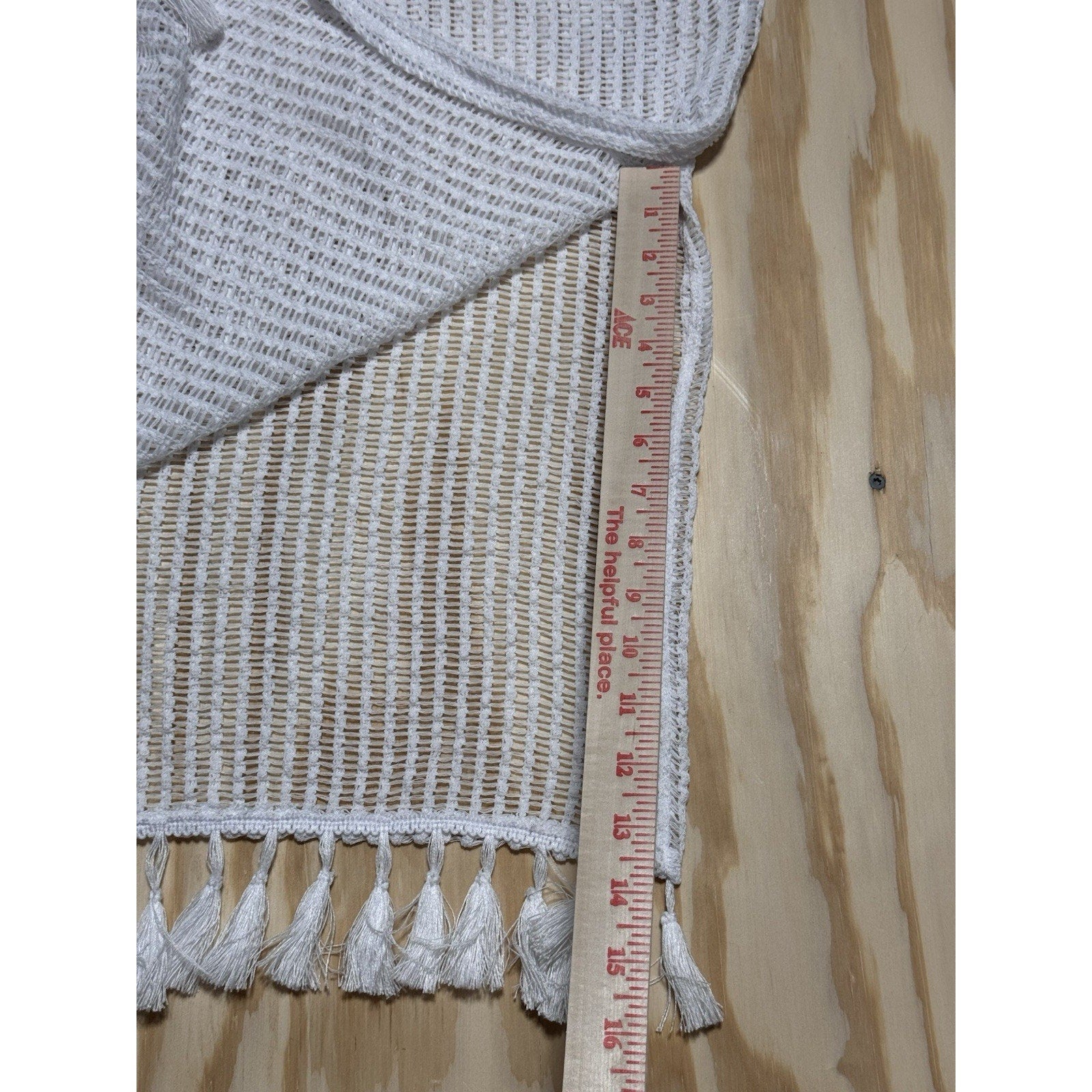 Time and Tru Women's White Striped Button Up Dress Size L