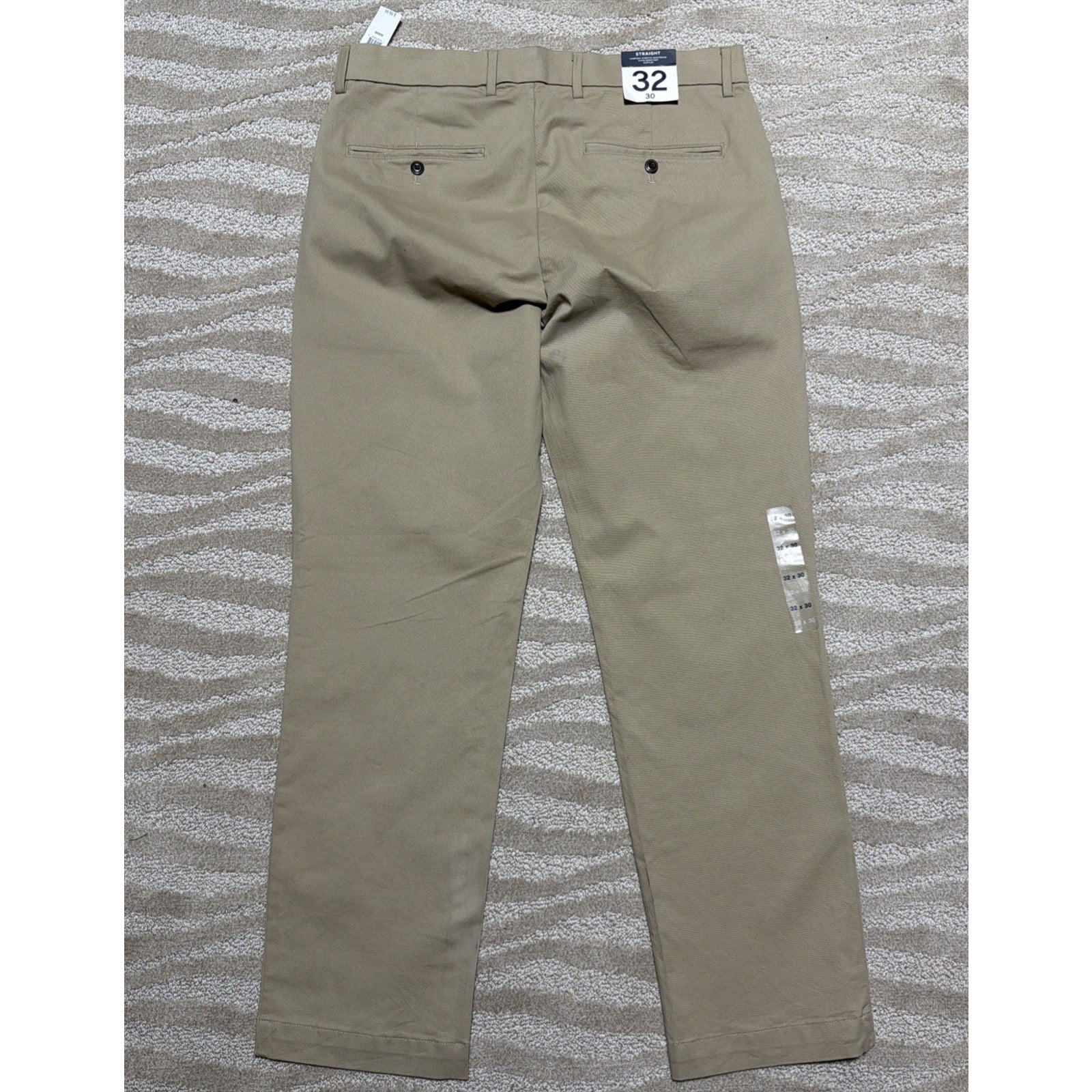 Gap Men’s 32x30 Stretch Comfort Waist Stain Resistant Straight Leg Pants NWT