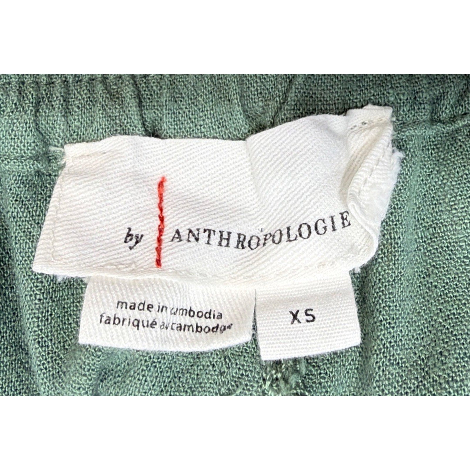 By Anthropologie Linen Blend Relaxed Utility Pants-XS 31x29