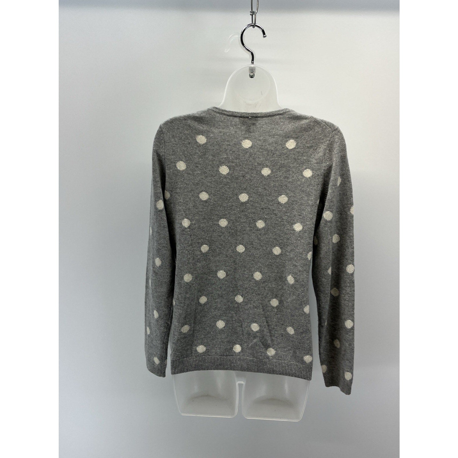 Talbots Women's 100% Cashmere Polka Dot Pullover Sweater Size S