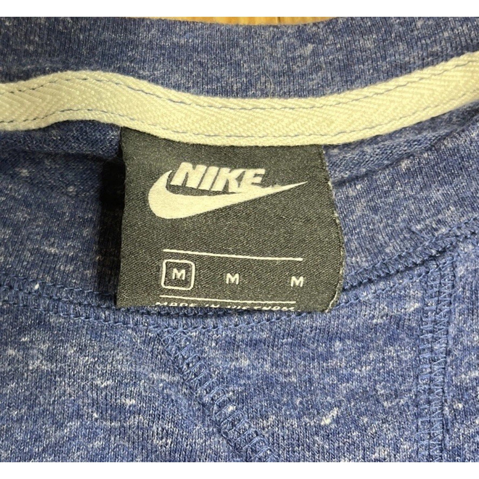 Nike Sportswear Dress Women’s Medium Blue Heather Long Sleeve Just Do It Logo