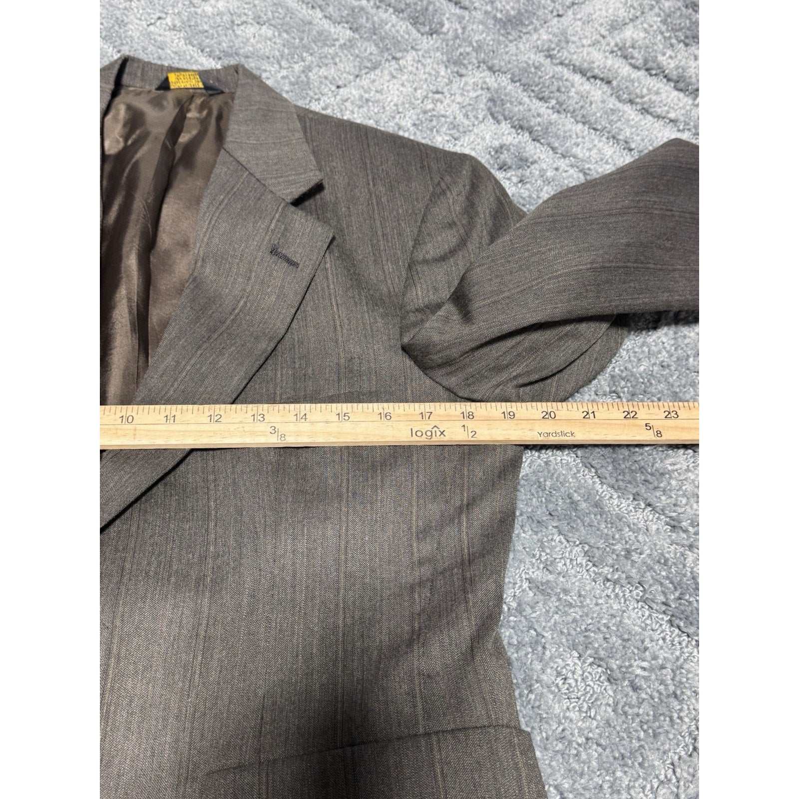 Vtg Men’s John Weitz For Stern’s Clothier Cleveland OH Custom Blazer 39 Green Br