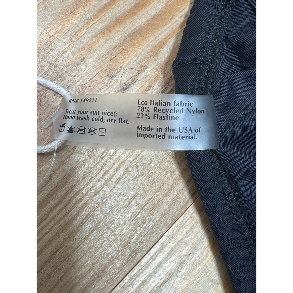Galamaar One Piece Black Free People Swimsuit Women’s Size XL NWT Made In USA